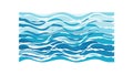 Calm Water Texture: Gentle Blue Wave Pattern Vector Graphic, vector design Generative AI Royalty Free Stock Photo