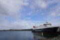 The Calmac ferry Finlaggan in Kennacraig