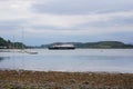 The Calmac ferry MV Clansman at Oban harbour Royalty Free Stock Photo