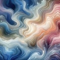 Calming Abstract Illustration Representing Mental Healing and Peace Royalty Free Stock Photo
