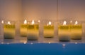 Calming Candles Royalty Free Stock Photo