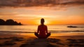 Calming Sunset Meditation: Restored And Repurposed Beach Academia