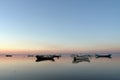 Calmness day, boats