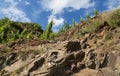 Calmont climbing trail between Bremm and Eller at the Moselle