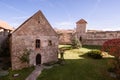 Calnic medieval fortress in Transylvania Romania Royalty Free Stock Photo