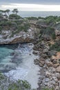 Calo des Moro, rocky beach in Santanyi, Majorca, Spain Royalty Free Stock Photo