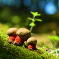 Caloboletus calopus mushroom Royalty Free Stock Photo