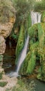 Calomarde waterfall in Aragon Spain Royalty Free Stock Photo