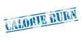 Calorie Burn blue stamp