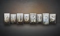 Calories Letterpress
