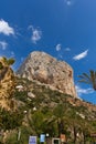 Calp Spain at the foot of the Natural Park of Penyal d`Ifac