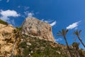 Calp Spain Penyal famous mountain