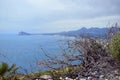 Calpe, Alicante, Mediterranean,sea, nice views, blue,sky, cloude, heaven, Royalty Free Stock Photo