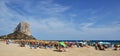 Calpe Beach and the Penon de Ifach Royalty Free Stock Photo