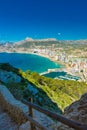 View of Calpe and beaches