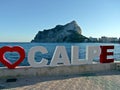 Calpe  Ifach rock Royalty Free Stock Photo