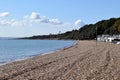 Calshot Beach and River Solent, Southampton, Hampshire, UK Royalty Free Stock Photo