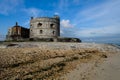 Calshot Castle at the end of Calshot beach, Hampshire UK Royalty Free Stock Photo