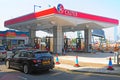 Caltex gas station in hong kong