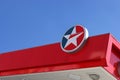 Caltex Logo On Roof Of Petrol Station