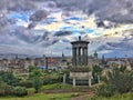 Calton Hill in central Edinburgh, Scotland