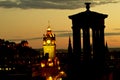 Calton Hill and Edinburgh City Twilight