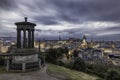Calton Hill Sunrise - Edinburgh, Scotland Royalty Free Stock Photo