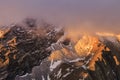 Caltun lake in Fagaras Mountains Royalty Free Stock Photo