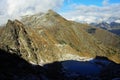 Caltun lake in Fagaras mountains Romania Royalty Free Stock Photo