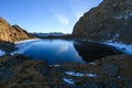 Caltun lake in Fagaras Mountains Royalty Free Stock Photo