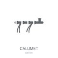 Calumet icon. Trendy Calumet logo concept on white background fr