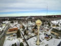 Calumet is a small Mining Town on the Iron Range of Minnesota. Royalty Free Stock Photo