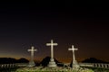 Calvario, calvary, three crosses at Urkiola