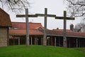 Calvary Crosses, Shrine Church, Walsingham, Norfolk, UK