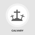 Calvary flat icon Royalty Free Stock Photo