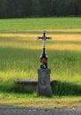 Calvary in front of dwell