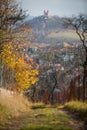 Calvary in historical mining city Banska Stiavnica, Slovakia