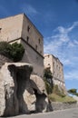 Calvi, Citadel, ancient walls, skyline, Corsica, Corse, France, Europe, island