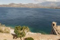 Calvi, Citadel, beach, sea, ancient walls, marina, sailboats, skyline, Corsica, Corse, France, Europe, island Royalty Free Stock Photo