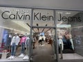 Calvin Klein Jeans store at Palladium Praha Shopping Mall in Prague, Czech Republic