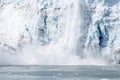 Calving of Marguerite Glacier in Alaska #3 Royalty Free Stock Photo