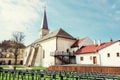 Calvinist church in Kosice, beauty filter Royalty Free Stock Photo
