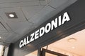 Calzedonia logo brand and sign text front facade shop of underwear lingerie Clothes