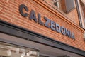 Calzedonia logo brand and sign text front of shop of underwear lingerie Clothes Store