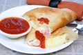 Calzone Royalty Free Stock Photo