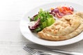 Calzone pizza, italian food Royalty Free Stock Photo