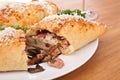 Calzone Pizza Royalty Free Stock Photo