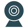 Cam  Isolated Vector Icon fully editable Royalty Free Stock Photo