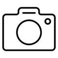 Cam  Isolated Vector Icon fully editable Royalty Free Stock Photo