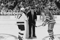 Cam Neely, Ray Bourque and Mark Messier Royalty Free Stock Photo